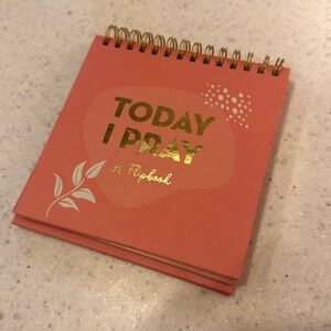 Today I Pray Christian Flipbook Desk Decor Daily Devotional Faith Inspired Gift